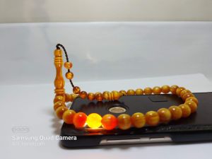 Tasbih kayu gali pinus 33 butir