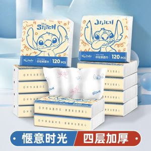 Portable Student Wet Wipes Flower Print Tissue Loose Leaf Toilet Paper Handheld Pack Sanitary Facial Tape SUNDE Original Stock