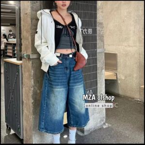 Jorts baggy short jeans wanita skater korean/celana pendek denim jorts baggy/celana jeans wanita over size 7/8 casual korean style/celana pendek kekinian/celana jeans pendek kekinian