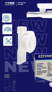 EZZYPEP Oscillatory Positive Expiratory Pressure (OPEP) Device | Enhanced Breathing | Thick Phlegm | Cough | Influenza | Sinus | Asthma