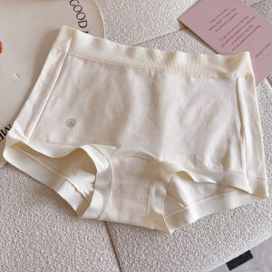 Korean Style Womens Briefs Pure Cotton Butt Covering mid Waist Seamless Triangle Pants No Restriction Comfortable Underwear