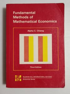 [ENG] Fundamental Method of Mathematical Economics / ผู้เขียน Alpha C. Chiang  (หนังสือโมเดลคณิตศาสตร์เชิงเศรษฐศาสตร์)  - หนังสือมือสอง หนังสือเก่าหายาก