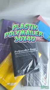Plastik Polymailer 30x40 cm isi 100 pcs Hitam Silver Packing Online Shop Kantong Lem Seal Amplop 30 x 40 Pink Ungu Biru Kuning