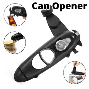 8 In 1 Multifunction Can Bottle Opener Ultra Sharp With Easy Turn Knob For Seniors With Arthritis Home Kitchen Gadgets