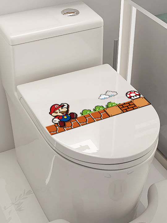 Mario%20Cartoon%20Bathroom%20Toilet%20Lid%20Decorative%20Waterproof%20Sticker%20Creative%20Cute%20Bathroom%20Decoration%20Cover%20up%20Ugly%20Paintings%20-%20Image%206