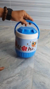 Bình Đá LucKy 1 Lít - 16 x 19 cm- Giữ Lạnh Lâu Tiện Dụng Mọi Lúc Mọi Nơi Chất Liệu PP