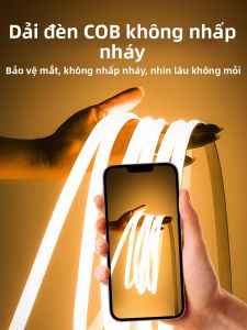 YUANMUXUAN | Dải Đèn LED Dán Tự Dính Chống Nước Không Chớp Nháy 220V