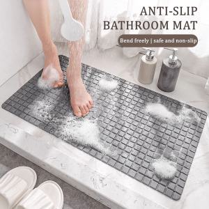 Non-slip mat bathroom floor mat anti slip rubber mat anti slip bathroom mat rubber mat for floor PVC non slip suction bath mat quick dry out massage anti slip rubber mat waterproof absorbent matting bathroom accessories anti-bacterial mildew resistant