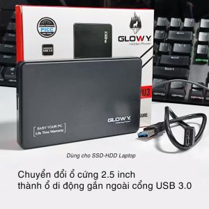 Hộp ổ cứng 2.5inch chuyển đổi ổ gắn trong thành bộ nhớ di dộng gắn ngoài Box SSD HDD laptop ra cổng USB 3.0