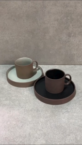 Muraditohome Takumi Premium Matte Porcelain Cup and Saucer 190 ml