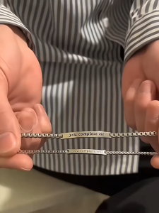 Free Personalized Name Bracelet for Women and Girls Engraved Bracelet Couple Bracelet Stainless Steel ID Name Bracelets Birthday and Wedding Anniversary Gift Jewelry