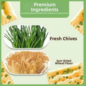 Salt and Scallion Low Sugar Alkaline Biscuits