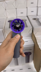 Super Mini Fan portable Rechargeable mini fan LED display and high speed 100 speed