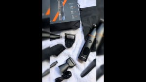 Maxgroom Upgraded 4 in 1 Mens Grooming Kit with Charging Dock IPX6 Waterproof Skin Safe Body Trimmer Wet Dry Shaver Hair Clipper Nose Beard Trimmer for Intimate and Full Body Use
