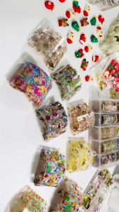 Set Foil Noel trang trí nail lễ hội Noel