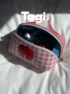 Tagi. Apple Cosmetic Bag Makeup Bag Travel Storage Bag