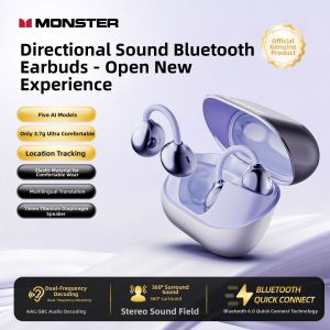 monster | Open-Ear Long Battery Life Wireless Bluetooth Headphones