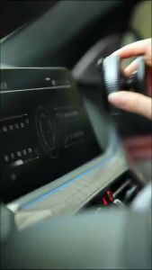 ที่วางโทรศัพท์ในรถยนต์ดูดสูญญากาศ | แม่เหล็กคู่ 360° หมุนพกพาทนทาน