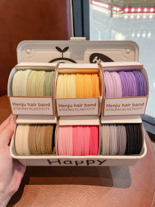 High Elasticity Long Lasting Popular 2026 New Style Hair Ties for Women Seamless No Damage Hair Bands Premium Quality Hair Ropes