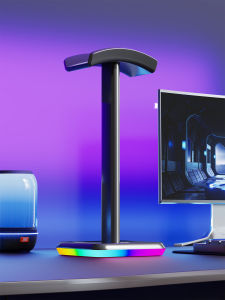 evesigar | Universal RGB Headphone Stand Storage Display Rack