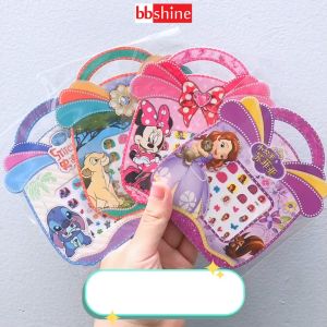 Dán móng tay 3D cao cấp cho bé BBShine Set miếng dán móng tay cho bé từ 2 tuổi họa tiết hoạt hình nhiều màu sắc tươi sáng – J063
