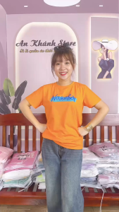 Áo Thun thá¡ Nữ Cotton 100% Form Vừa 40~58kgCo Giãn 4 Chiều Mát Mềm Mịn Nhiều MàuMẫu Mới[Mã A36]
