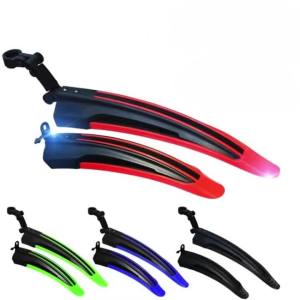 PINMOAP 2PCS Adjustable Bike Fenders Bicycle Mudguards Front Rear Splash Guard Fit MTB Road Folding Bike Outdoor Cycling Gear