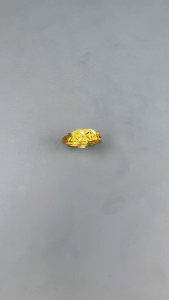 Gold Plated Bangkok 916 Women’s Ring Carved Flower Leaf Design Wedding Engagement Fashion Jewelry