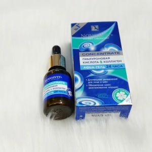 Serum Novosvit Với Collagen Đậm Đặc Và Hyaluron Siêu Dưỡng Chống Lão Hóa Mềm Mịn Da Nội Địa Nga