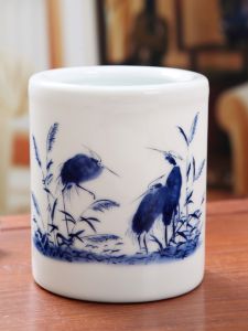 Hộp Đựng Bút Chì Bằng Gốm Sứ Sáng Tạo Thời Trang Đơn Giản Để Bàn Đồ Trang Trí Lưu Trữ Học Sinh Quà Tặng Logo Hộp Đựng Bút Chì