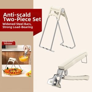 PISSA | Heat-Resistant Anti-Slip Stainless Steel Kitchen Tongs