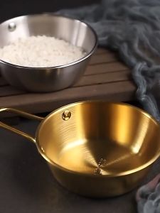 PDM Premium 304 Stainless Steel Rice Wine Bowl with Handle Snack bowl Seasoning bowl Sauce Bowl