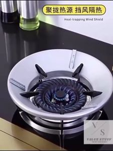 Wind-resistance Good Quality Heating Stable Gas Stove Saver Flame Concentrator Stand Holder Cooker Cover Kitchen Restaurant Accessories High Temperature Resistant Alas Pendakap Penutup Pelapik Tungku Barang  Dapur Gas Penyekat Angin Kompor Memasak 防风罩煤气炉