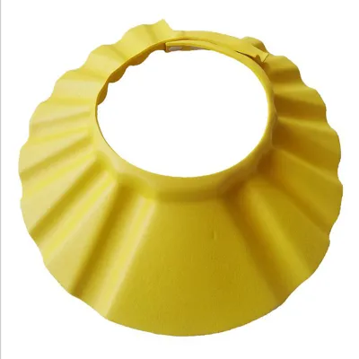 1/2/3PCS Waterproof Wash Hair Shield Cute Children Adjustable Safe Shampoo Shower Cap Bath Protection Soft Baby Hats