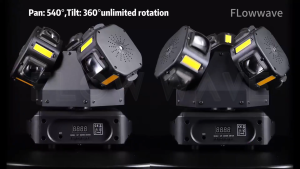 Flowwave ไฟดิสโก้เลเซอร์ 150W หัวขยับได้ 3 หัว เสียงควบคุม พร้อมเอฟเฟกต์ลูกบอลดิสโก้ ไฟเต้นตามจังหวะดนตรี เหมาะสำหรับตกแต่งห้อง ปาร์ตี้ส่วนตัว คาราโอเกะ สร้างบรรยากาศเหมือนอยู่คลับ