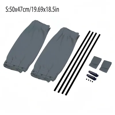 Car Window Shades 2pcs Universal Foldable Sun Visor UV Protection