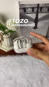 TOZO AEROSOUND3 Smart 6 mics Hybrid ANC + AI 4 Mics ENC Wireless Earbuds Clear Calls powerful bass Earphone Bluetooth 5.4 IPX5 32 EQ Customization via App Crystal Case Design Low Latency Game Mode TWS