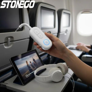 Wireless Audio Adapter Bluetooth 5 3 Transmitter Receiver 2 in 1 for TV Airplane Car Speaker Headphone with 3 5mm Jack Aux Cable
