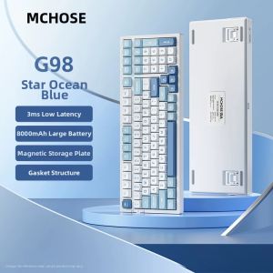 MCHOSE | Customizable Wireless Triple-Mode Bluetooth Mechanical Keyboard
