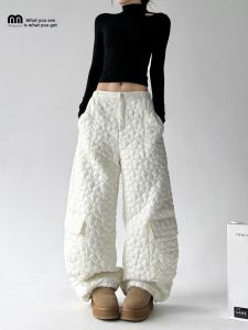 MUYUZI | Warm Quilted Light Thermal Padded Trousers