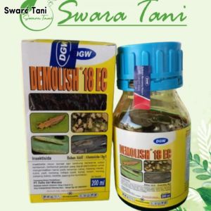 DEMOLISH 18 EC Insektisida 200 ML Pestisida Kontak Obat Abamektin Hama Trip Trips Ulat Grayak