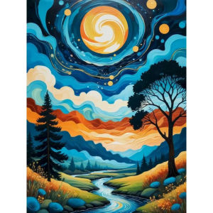 500/1000/1200/2000PCS Jigsaw Puzzle Beautiful Starry Night Sky Scene For Adults Perfect For Quiet Evening Activity