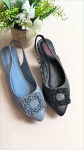 IVORY Sepatu Wanita Flat Tali Belakang T383-286