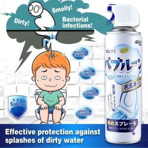 Upgraded Descaling Toilet Cleaner Foam Spray Deep Cleaning Home Essential Long-Lasting Fresh Smell 500ml