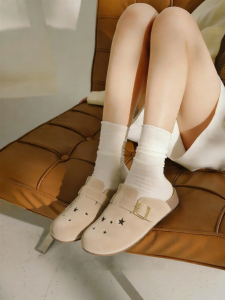Josiny | Star Head Flat Shoes with Metal Buckle and Soft Bottom