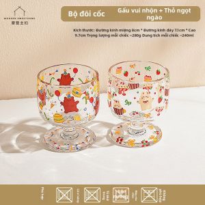 MODERN SWEETHOME | Ly Thủy Tinh Đa Năng Đế Cao
