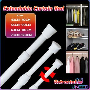 Need Retractable curtain rod shower curtain rod adjustable tie rod 43-120cm