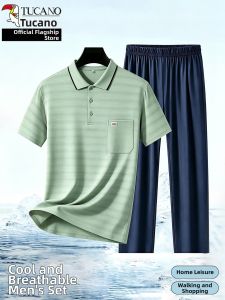 TUCANO | Cool Breathable Mens Summer Set Polo Shirt & Pants