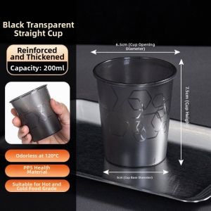 MUHONGYU | Heat Resistant Reinforced Disposable Cups 50 Units