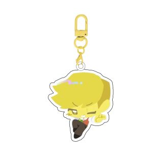 Bandai | For Deltarune Chapter 5 Game Seven Colored Flowery Aqua Seth Flowers Acrylic Keychain Backpack Pendant Exquisite Festival Gift